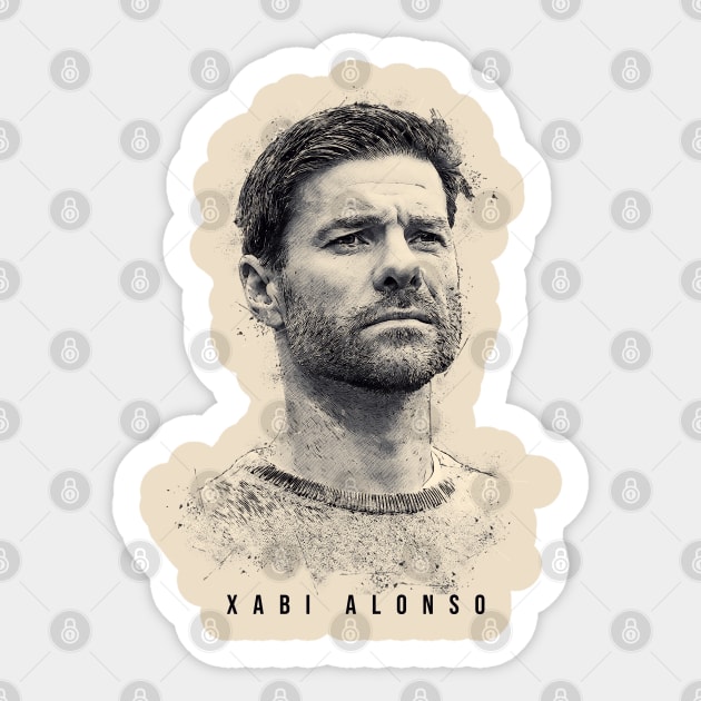 Xabi Alonso Sticker by Yopi